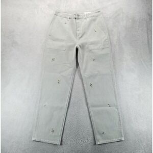 AG Adriano‎ Goldschmeid Jeans Womens 31 Clove Fatigue Relaxed Straight Dainty